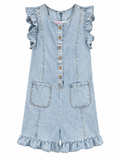Faithful Grace Denim Romper