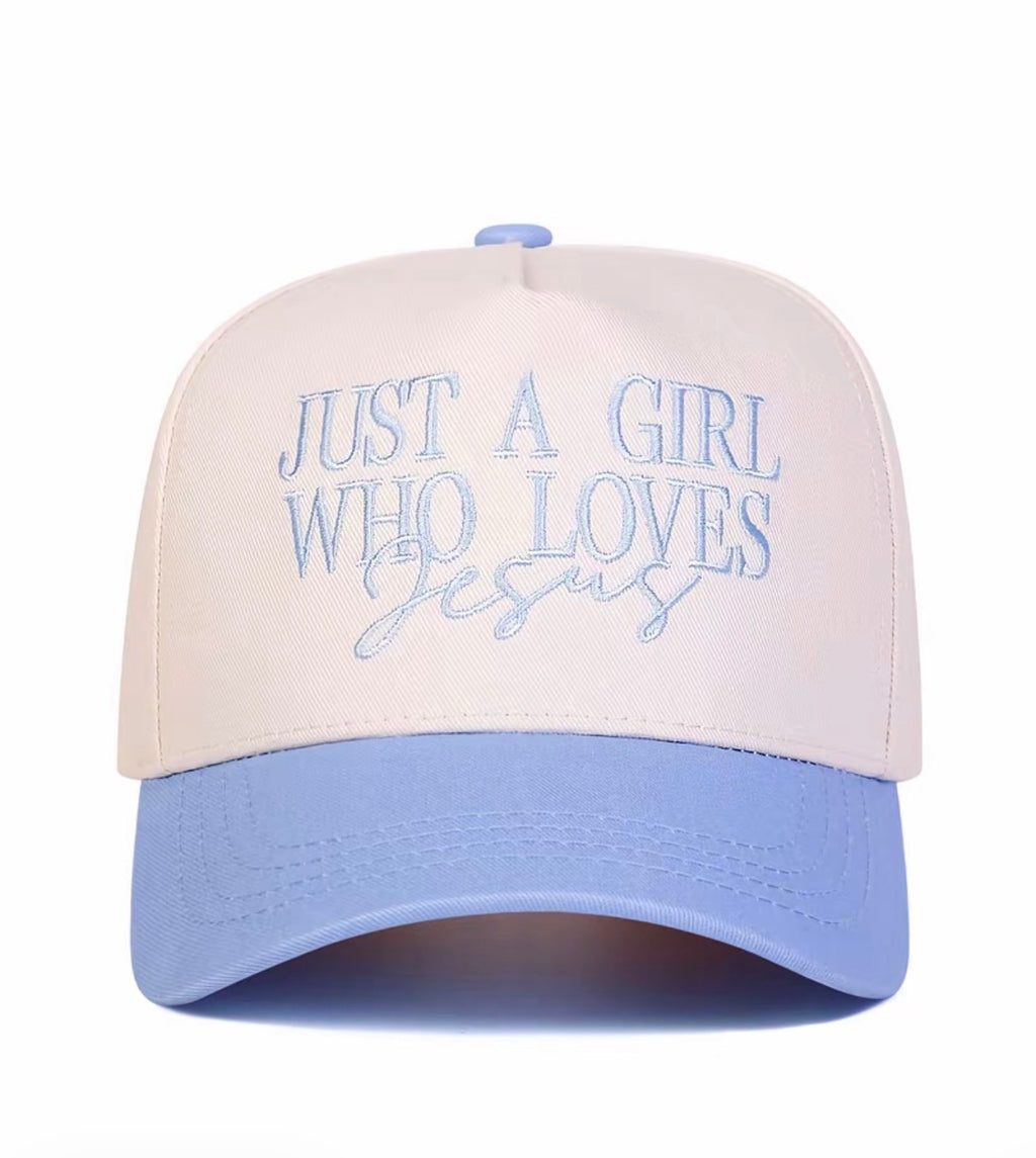 Just A Girl Who Loves Jesus Hat