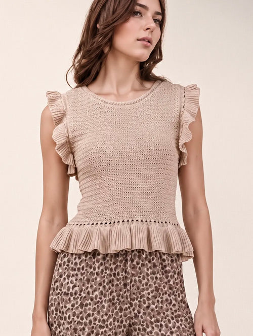 Bloom in Faith Sweater Vest