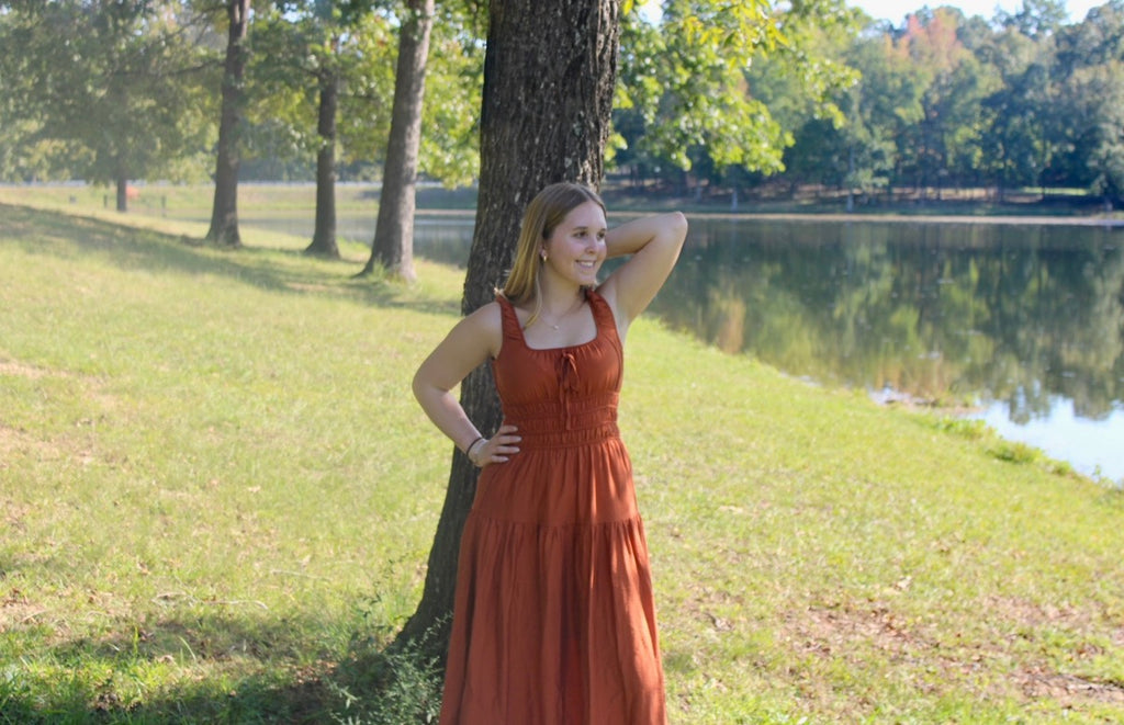 Rust Romance Maxi Dress