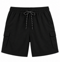 Stand Firm Black Cargo Shorts