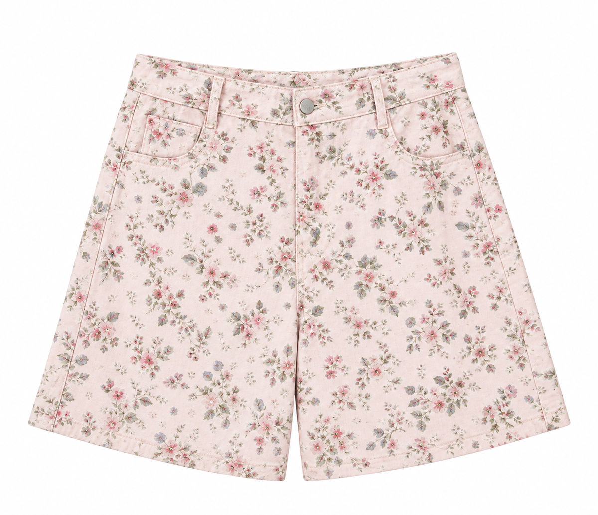 Faithful Blooms Floral Shorts