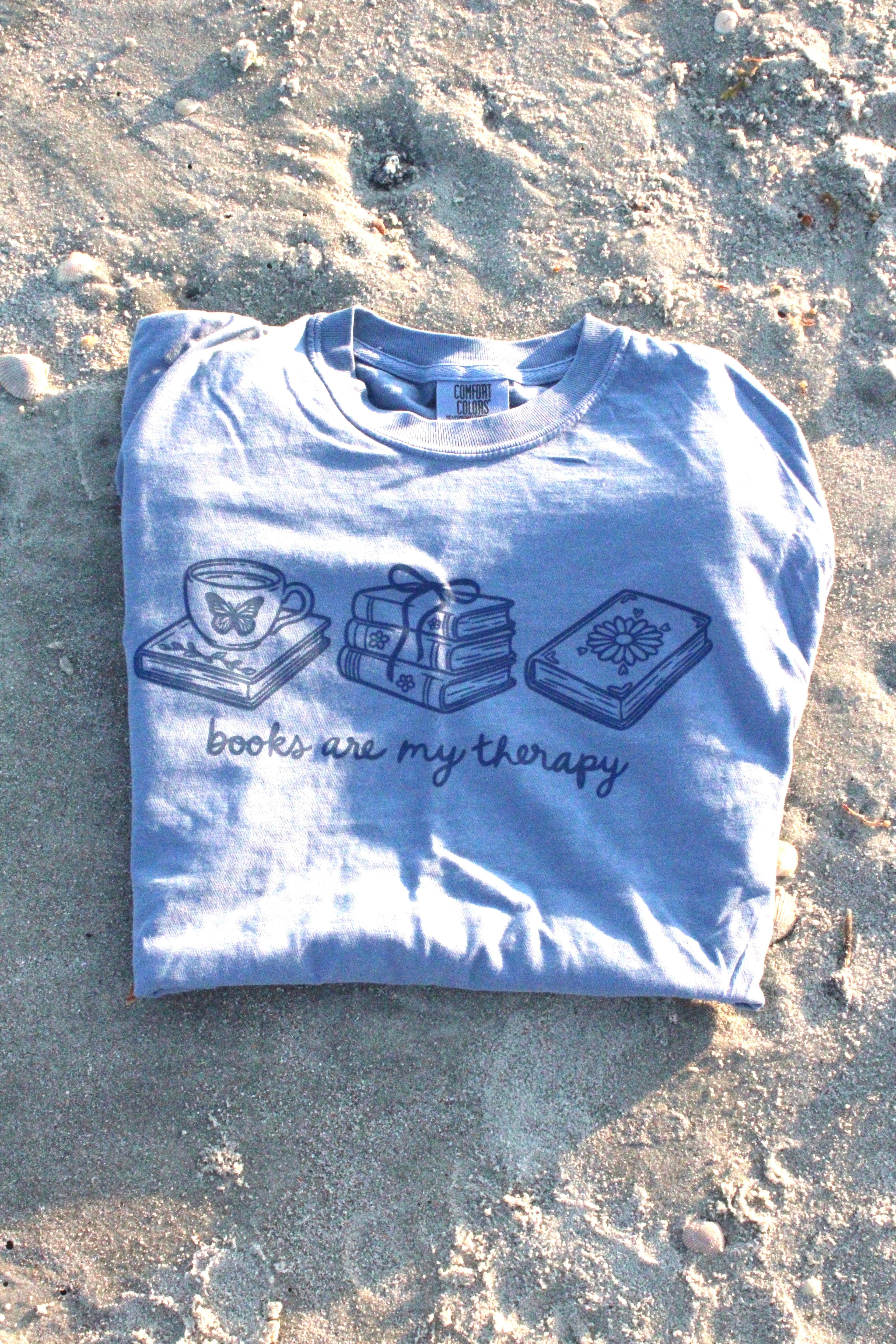 Books Are My Therapy T-Shirt