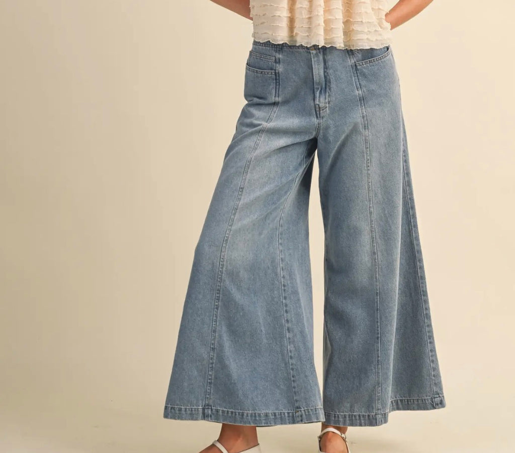 Faithful Wide Leg Ultra Flare Jeans